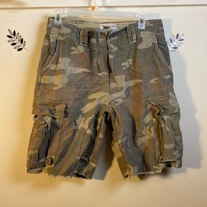 American Rag Distressed Cargo Shorts